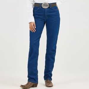 Wrangler 14MWZ Women's Cowboy Cut Slim Fit Western Jeans Size 7x32